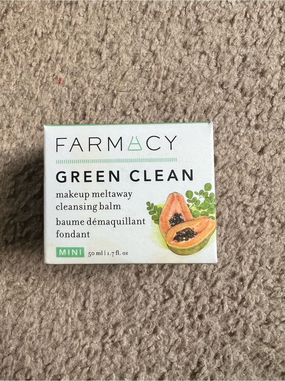 Farmacy Green Clean Mini Cleansing Balm - White & Green